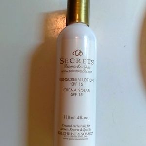 Sunscreen lotion spf 15